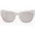 LINDA FARROW Phillip Lim Wayfarer Sunglasses With Light Lenses White