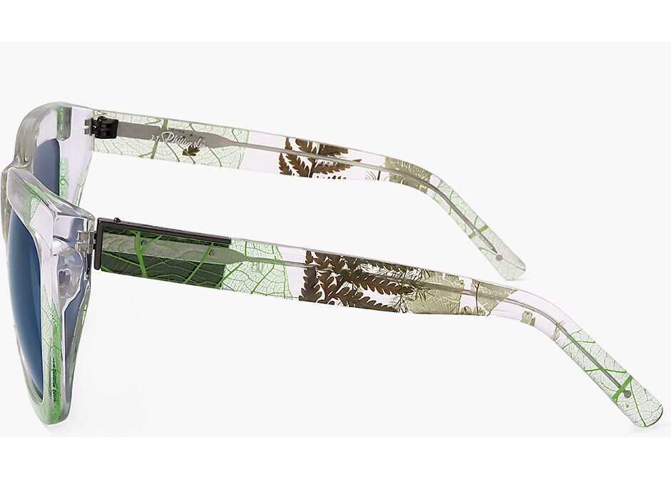 Ochelari de soare LINDA FARROW Phillip Lim Plant Patterned Wayfarer Sunglasses Multicolor Femei (BM 18098794) 3