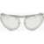 LINDA FARROW Erdem Cat-Eye Sunglasses With Metal Frame Silver