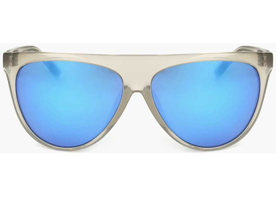 Ochelari de soare LINDA FARROW Phillip Lim Wayfarer Sunglasses With See Through Frame White Femei (BM 18098821) 1