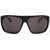 LINDA FARROW Ann Demeulemeester Shield Sunglasses With Plastic Frame Black