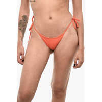 Bikini Solid Color Bikini Bottom With Back Logo Femei