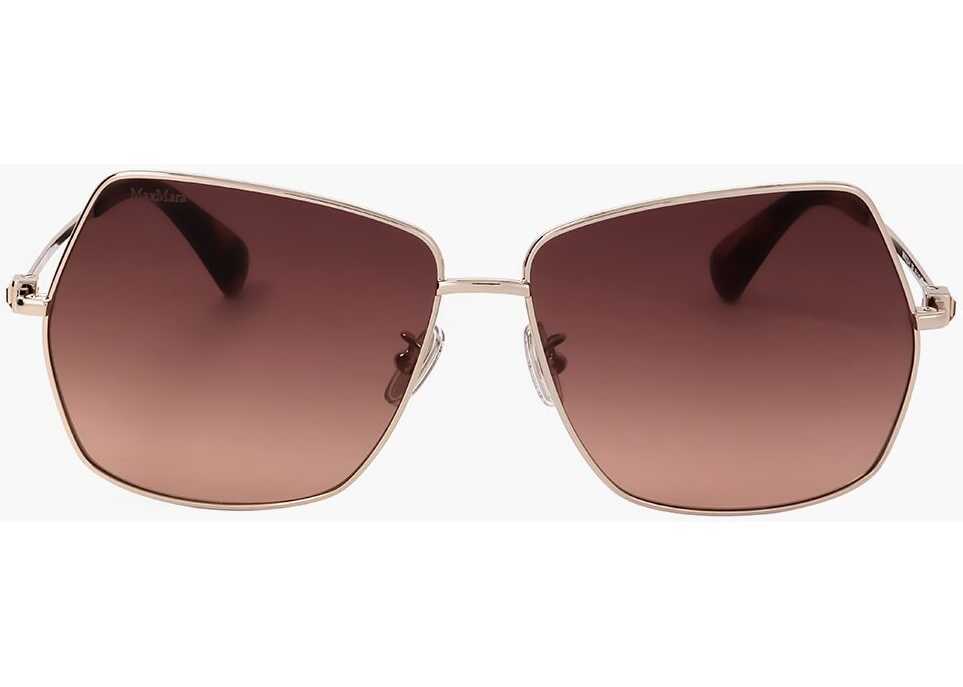 Ochelari de soare Max Mara Pentagonal Sunglasses With Gradient Lenses Brown Femei (BM 18098836) 1