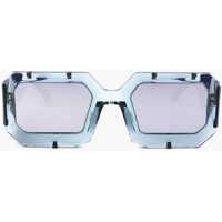 Ochelari de soare Markus Lupfer Square Sunglasses With Transparent Frame Femei