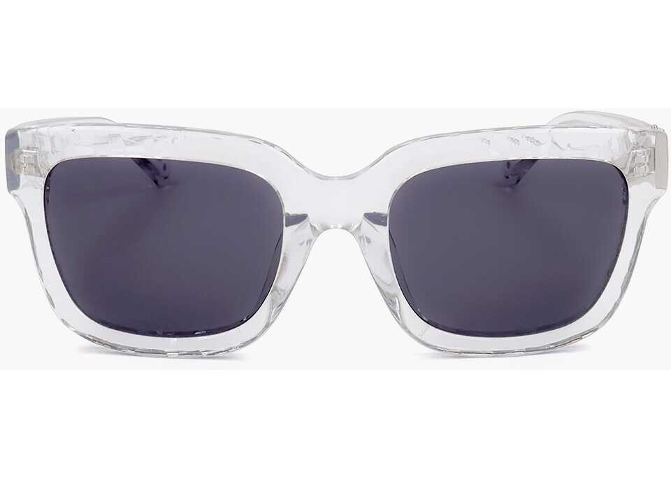 Ochelari de soare LINDA FARROW Phillip Lim Wayfarer Sunglasses With Transparent Frame White Barbati (BM 18098848) 1