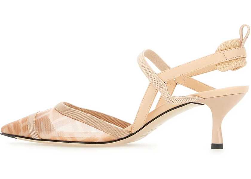 Pantofi cu toc Fendi Colibri Lite Pumps ROSE ROSALMONDCARN Femei (BM 18098941) 3