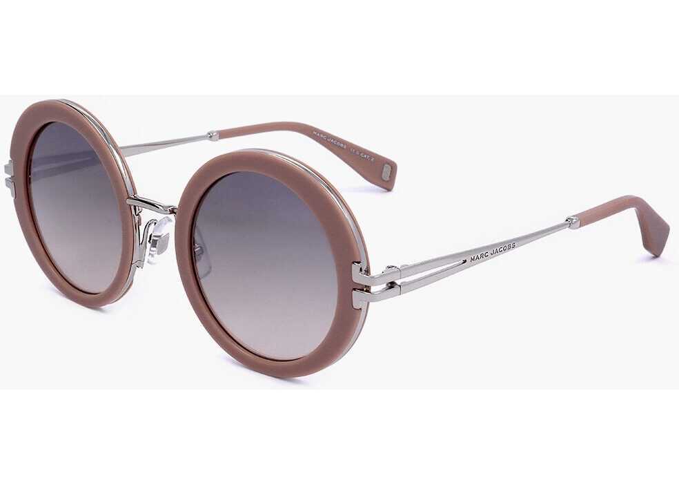 Ochelari de soare Marc Jacobs Runaway Round Sunglasses With Metal Bridge Brown Femei (BM 18099076) 2
