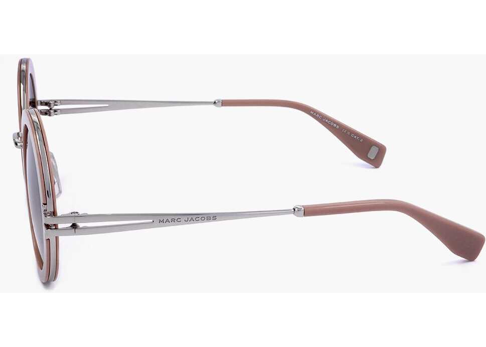 Ochelari de soare Marc Jacobs Runaway Round Sunglasses With Metal Bridge Brown Femei (BM 18099076) 3