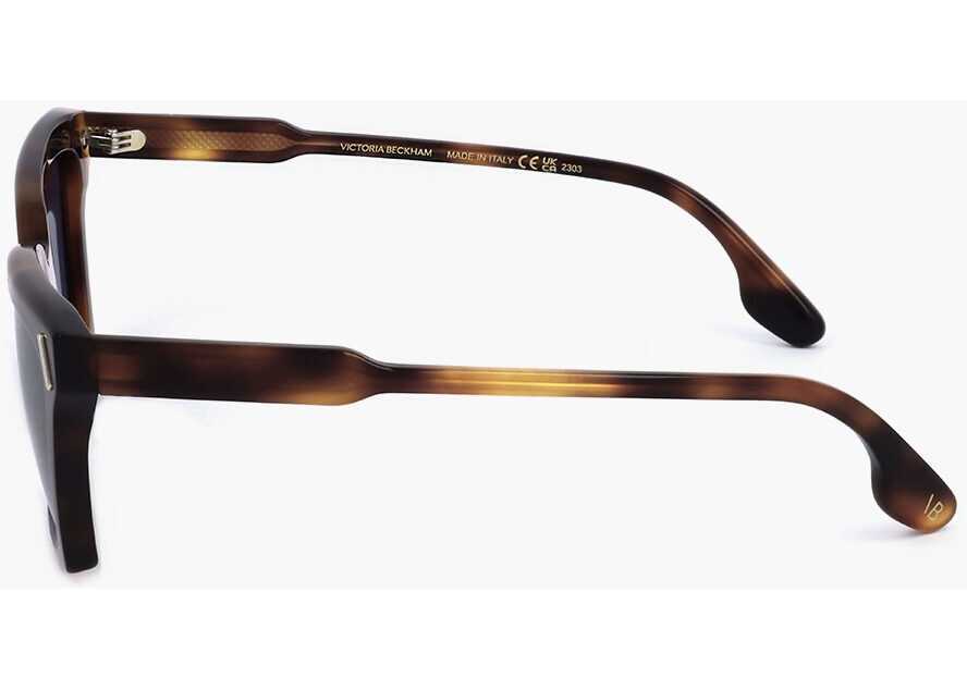 Ochelari de soare Victoria Beckham Tortoiseshell Patterned Wayfarer Sunglasses Brown Femei (BM 18099079) 3