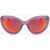 LINDA FARROW Markus Lupfer Wayfarer Sunglasses With Glittered Frame Pink
