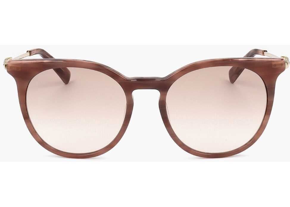 Ochelari de soare Longchamp Wayfarer Sunglasses With Marble Eeffect Frame Brown Femei (BM 18099085) 1