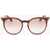Longchamp Wayfarer Sunglasses With Marble Eeffect Frame Brown