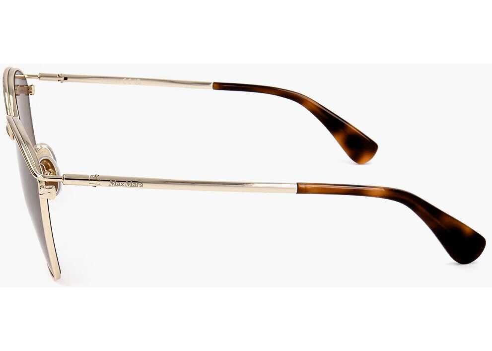 Ochelari de soare Max Mara Clubmaster Sunglasses With Metal Frame Brown Femei (BM 18099112) 3