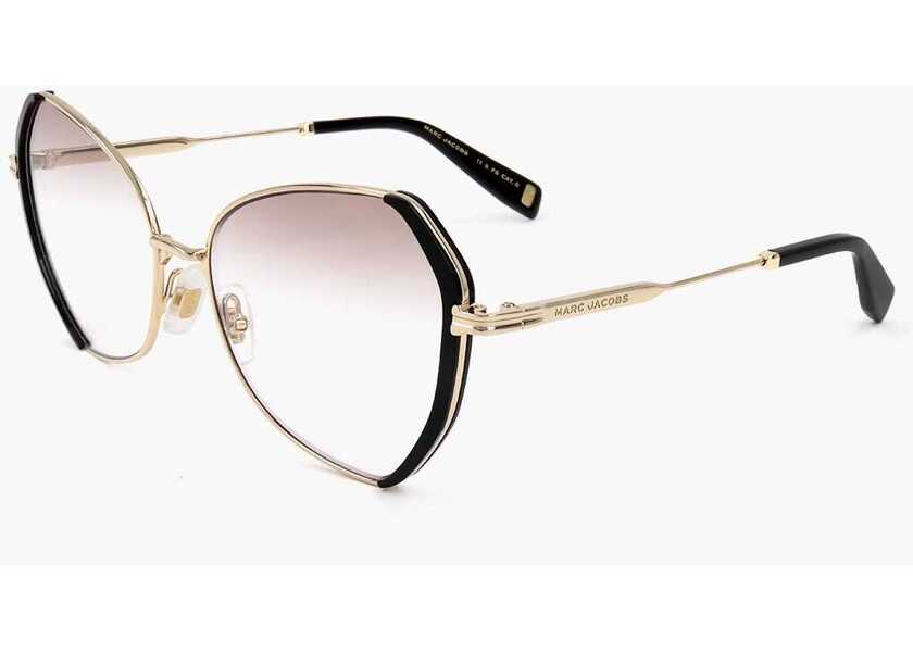 Ochelari de soare Marc Jacobs Runaway Pentagonal Sunglasses With Gradient Lenses Black Femei (BM 18099127) 2