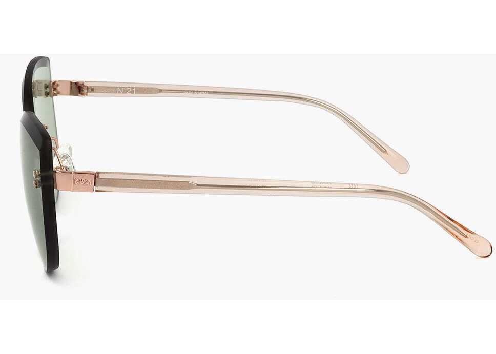 Ochelari de soare LINDA FARROW No 21 Cat-Eye Sunglasses With Full-Lens Design Green Femei (BM 18099139) 3