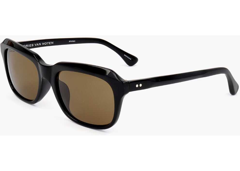 Ochelari de soare LINDA FARROW Dries Van Noten Rectangular-Shaped Sunglasses Black Barbati (BM 18099163) 2