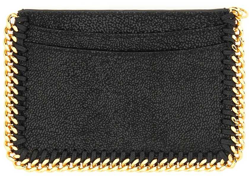 Portofele Stella McCartney Card Holder Falabella BLACK Femei (BM 18099325) 2