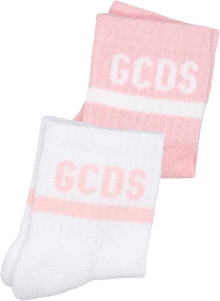 Sosete GCDS Socks PINK Fete (BM 18099328) 2