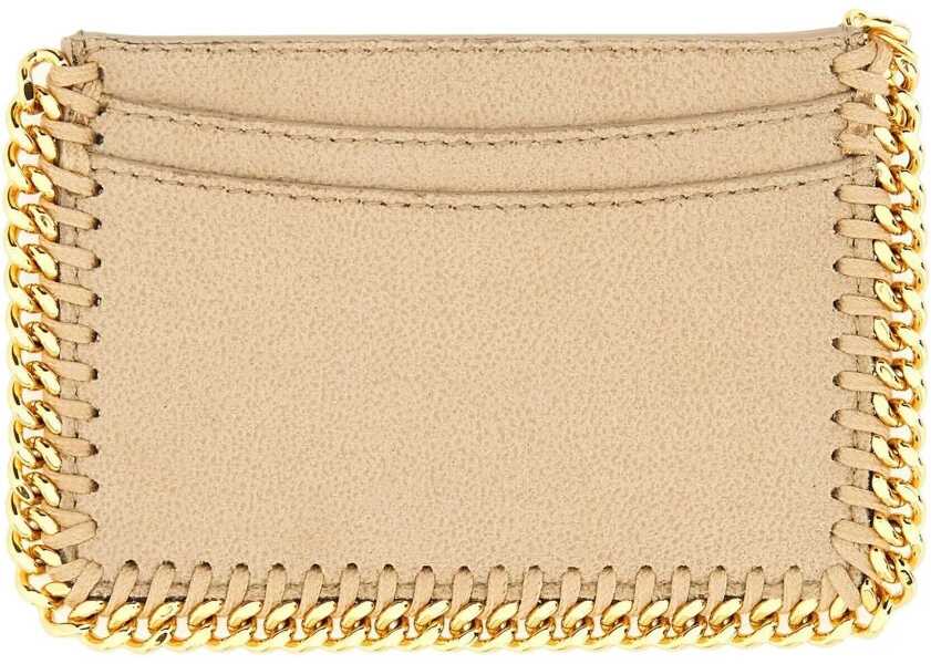 Portofele Stella McCartney Card Holder Falabella BEIGE Femei (BM 18099367) 2
