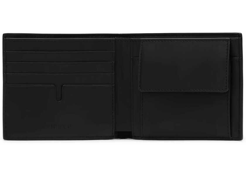 Portofele Burberry Embossed Check Wallet BLACK Barbati (BM 18099436) 3