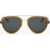 LINDA FARROW Phillip Lim Aviator Sunglasses With Metal Bridge Brown
