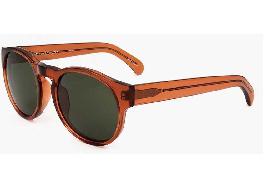 Ochelari de soare LINDA FARROW Dries Van Noten Pantos Sunglasses With Dark Lenses Brown Femei (BM 18099655) 2
