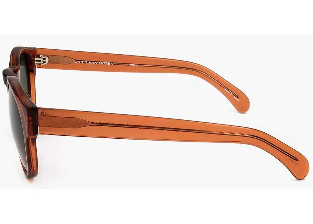 Ochelari de soare LINDA FARROW Dries Van Noten Pantos Sunglasses With Dark Lenses Brown Femei (BM 18099655) 3