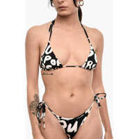 Sutiene All-Over Logo Triangle Bikini Top Femei