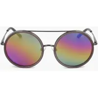 Ochelari de soare Matthew Williamson Round Sunglasses Wiith Multicolored Lense Femei