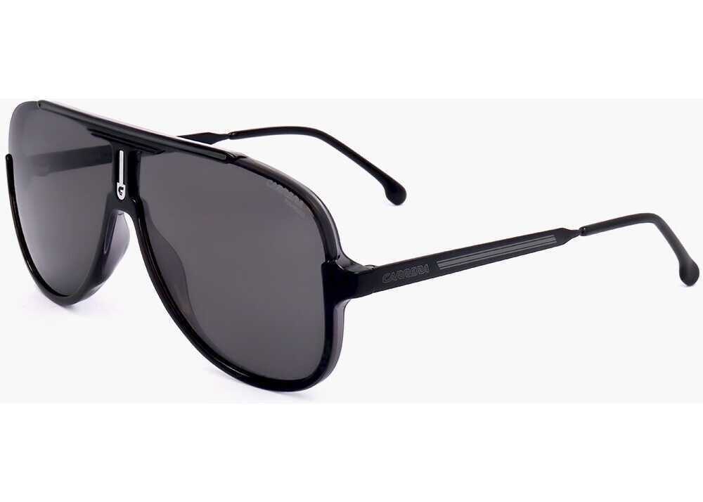 Ochelari de soare Carrera Shield Sunglasses With Plastic Frame Black Barbati (BM 18099673) 2