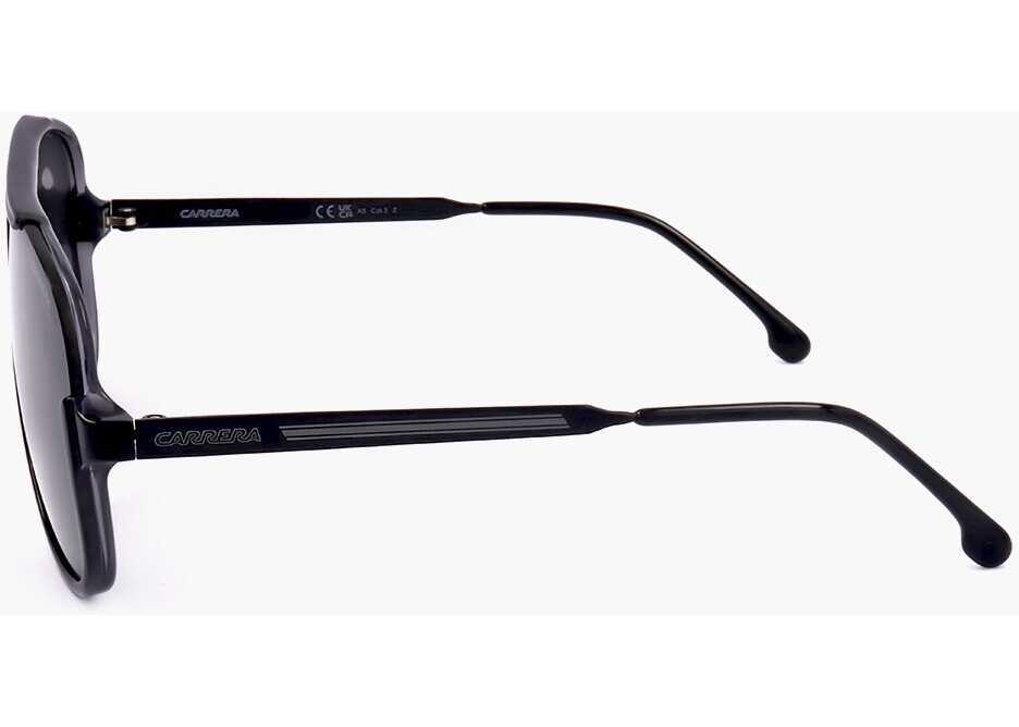 Ochelari de soare Carrera Shield Sunglasses With Plastic Frame Black Barbati (BM 18099673) 3