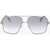 Marc Jacobs Runaway Aviator Sunglasses With Gradient Lenses Silver