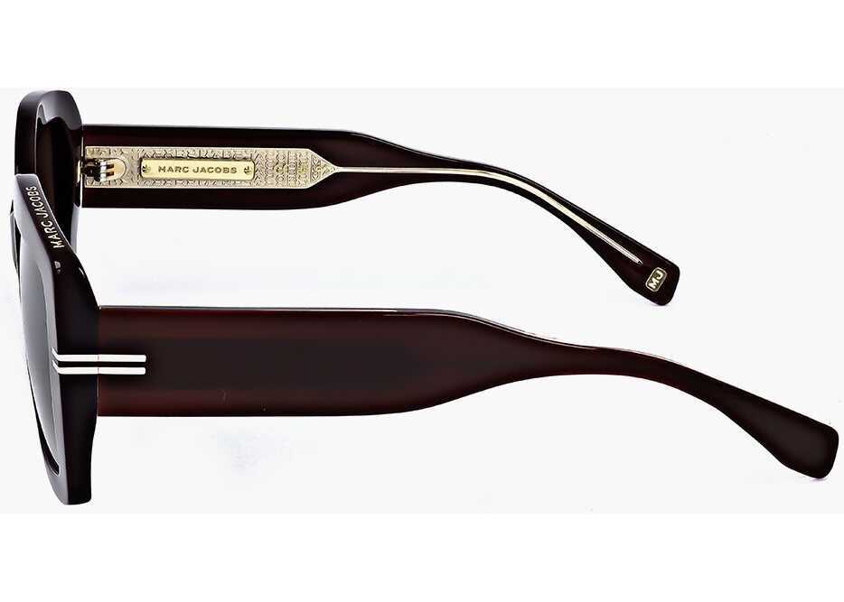Ochelari de soare Marc Jacobs Runaway Rectangular Sunglasses With Gradient Lenses Brown Femei (BM 18099682) 3