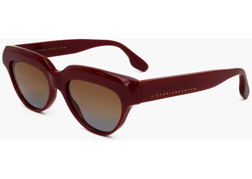 Ochelari de soare Victoria Beckham Cat-Eye Sunglasses With Gradient Lenses Burgundy Femei (BM 18099694) 2