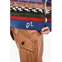 Imbracaminte Dama pagina 637 - Pulovere casual DSQUARED2 Multicolor Virgin Wool Blend Crew-Neck Sweatshirt Multicolor Femei (BM 18099724) - B-mall.ro