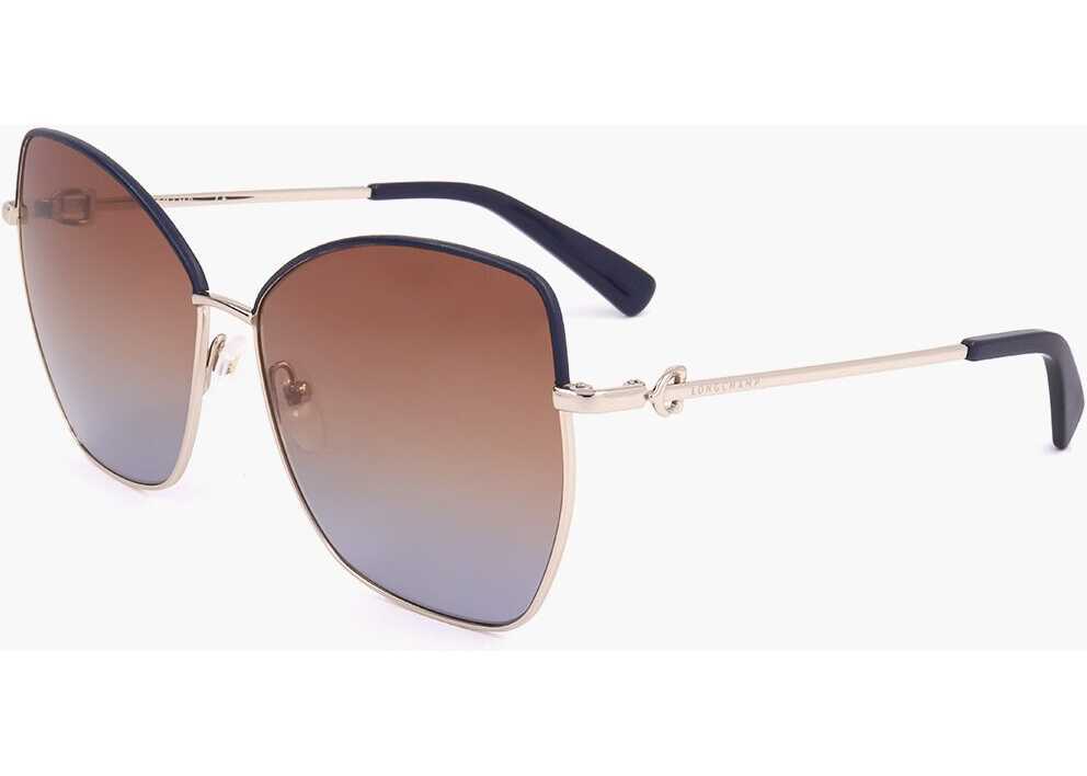 Ochelari de soare Longchamp Pentagonal Sunglasses With Gradient Lenses Brown Femei (BM 18099751) 2