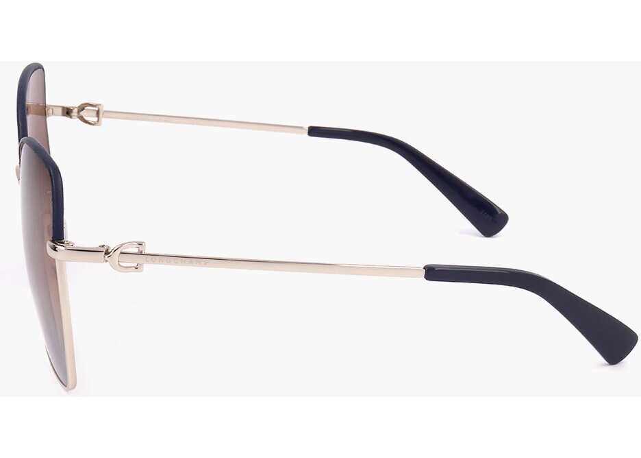 Ochelari de soare Longchamp Pentagonal Sunglasses With Gradient Lenses Brown Femei (BM 18099751) 3