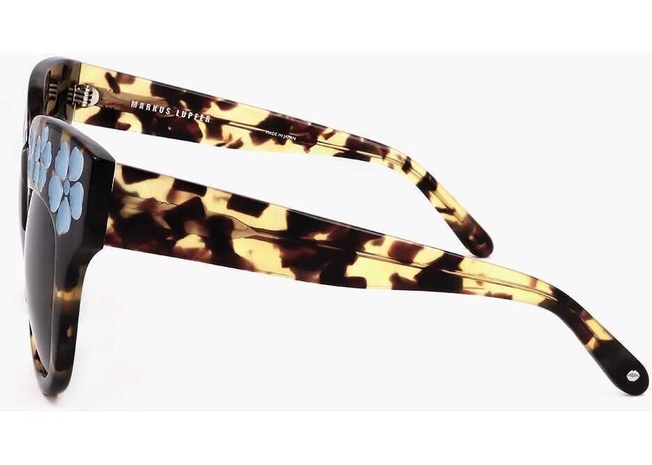 Ochelari de soare LINDA FARROW Markus Lupfer Tortoiseshell Butterfly Sunglasses Brown Femei (BM 18099754) 3