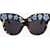 LINDA FARROW Markus Lupfer Tortoiseshell Butterfly Sunglasses Brown