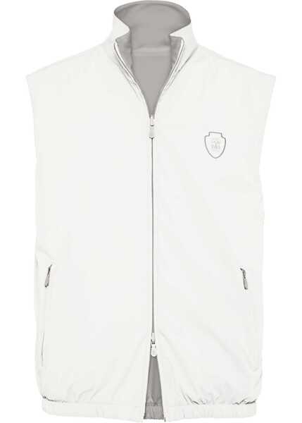 Veste casual Brunello Cucinelli Waterproof reversible Vest OFF WHITEGRIGIO Barbati (BM 18099838) 1