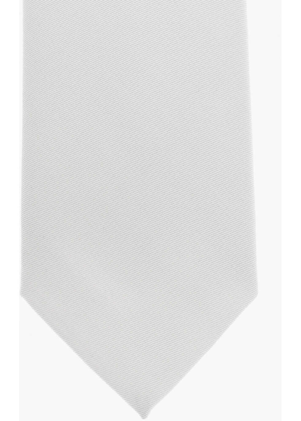 Cravate CORNELIANI Cc Collection Virgin Wool Blend Tie White Barbati (BM 18099871) 2