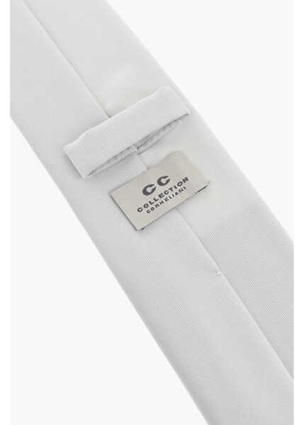 Cravate CORNELIANI Cc Collection Virgin Wool Blend Tie White Barbati (BM 18099871) 3