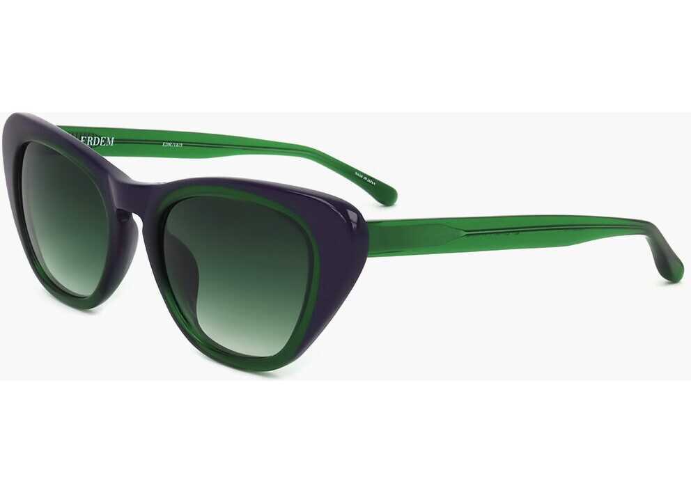 Ochelari de soare LINDA FARROW Erdem Cat-Eye Sunglasses With Gradient Lenses Green Femei (BM 18099877) 2