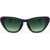 LINDA FARROW Erdem Cat-Eye Sunglasses With Gradient Lenses Green