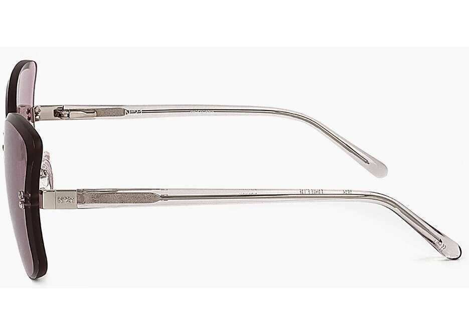 Ochelari de soare LINDA FARROW No 21 Butterfly Sunglasses With Full-Lens Design Pink Femei (BM 18099880) 3