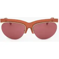 Ochelari de soare Dries Van Noten Clubmaster Sunglasses With V-Shaped Bridge Femei