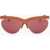 LINDA FARROW Dries Van Noten Clubmaster Sunglasses With V-Shaped Bridge Orange