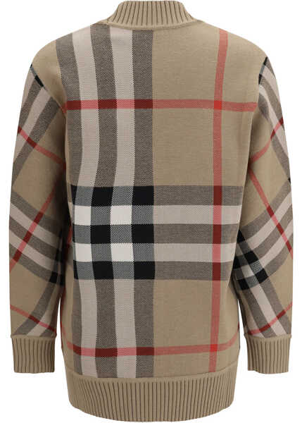 Pulovere Burberry Check Archive wool Sweater ARCHIVE BEIGE Femei (BM 18099952) 2
