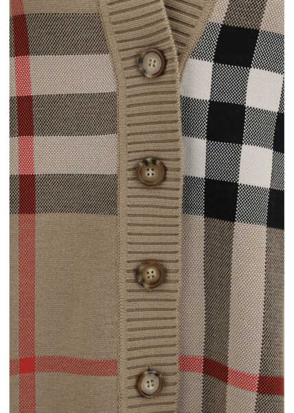 Pulovere Burberry Check Archive wool Sweater ARCHIVE BEIGE Femei (BM 18099952) 3