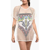 Costume de baie intregi Solid Color Openwork Beach Cover-Up Dress Femei